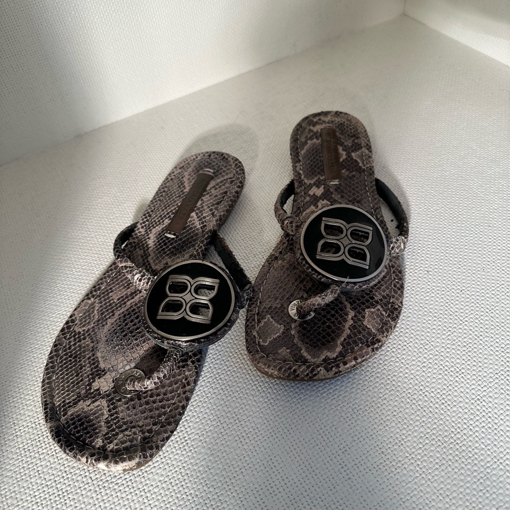 Women's Snake Print Sandals